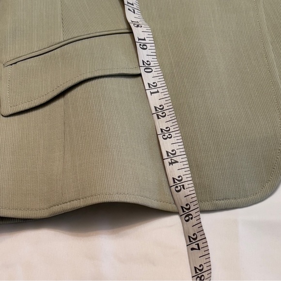 Jones NY Light Sage Green Blazer PantSuit 2Pc Set Sz 12 NWT High Waist Loose Fit - Picture 16 of 16